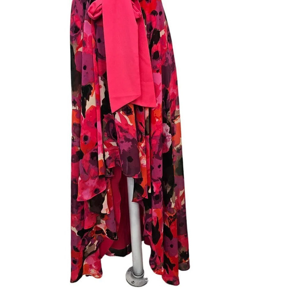 Eliza J  Womens Floral High Low Maxi Dress Size 6 - Picture 2 of 10